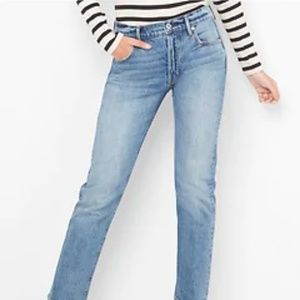 GAP DARK WASH ORIGINAL FIT DISTRESSED JEANS SIZE 2